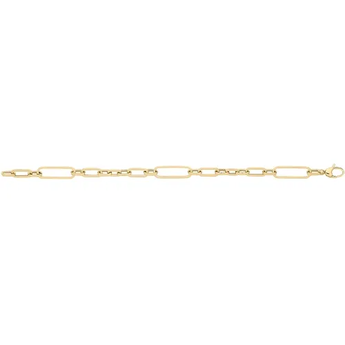 9ct Yellow Gold Hollow Bracelet 3.90g
